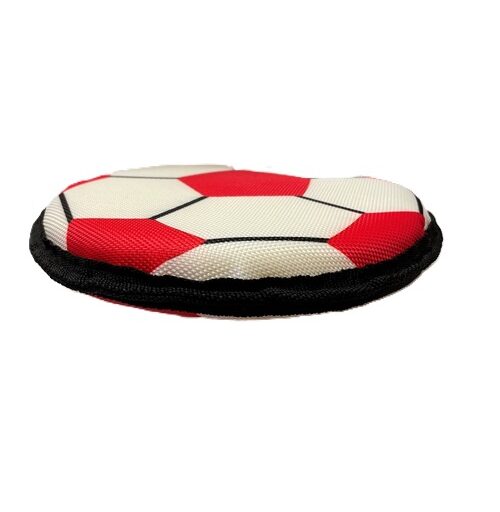 frisbee met piep-diameter 20cm-rood wit