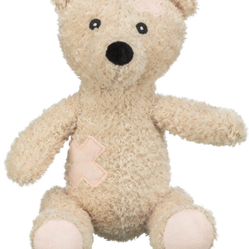 Teddy beer- 27 cm- zonder geluid-hondenknuffel